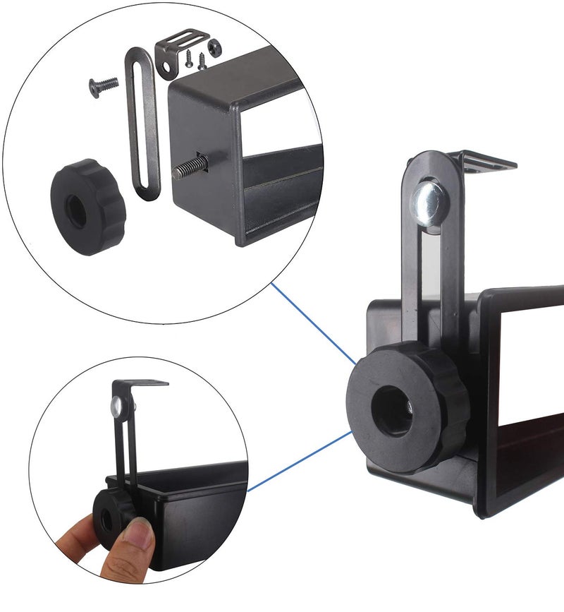WLOOD Golf Cart Mirror,Universal 4 Panel Mirror fits Golf Carts EZGO, Club CAR ï¼ŒYamahaï¼ˆRear View Mirror ï¼‰ - Image 5